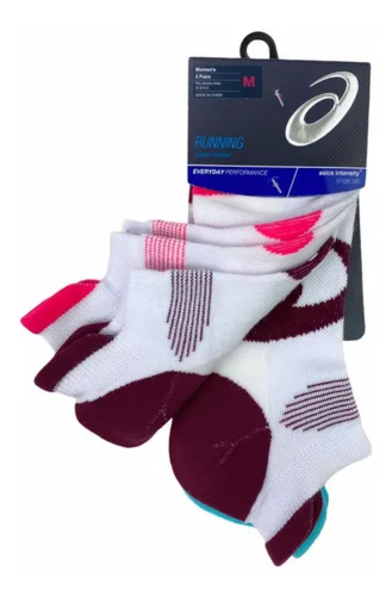 Calcetin Asics 3 Pack para dama