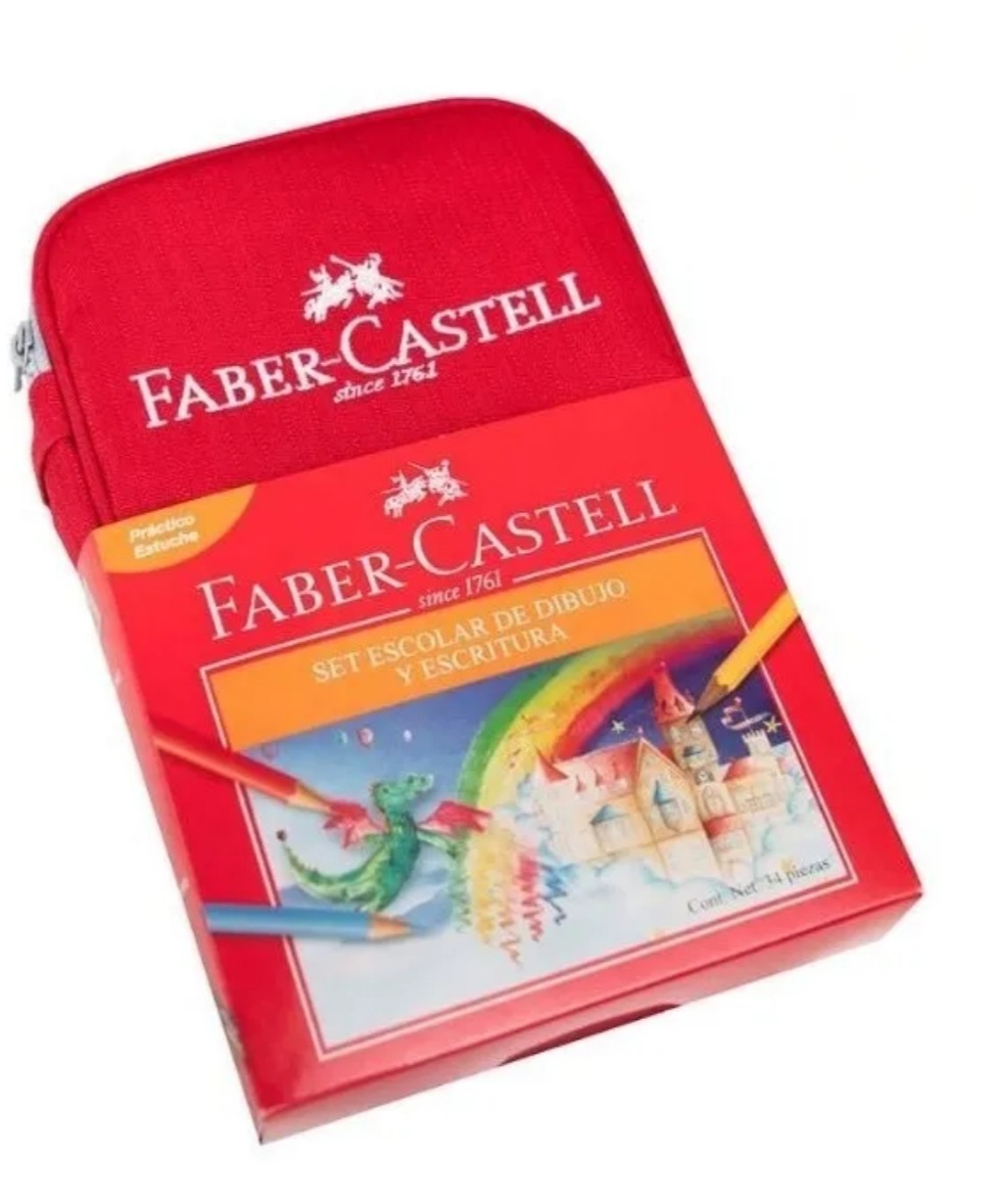Faber-castell Estuche Escolar, 24 Colores (Hecho En Alemania)