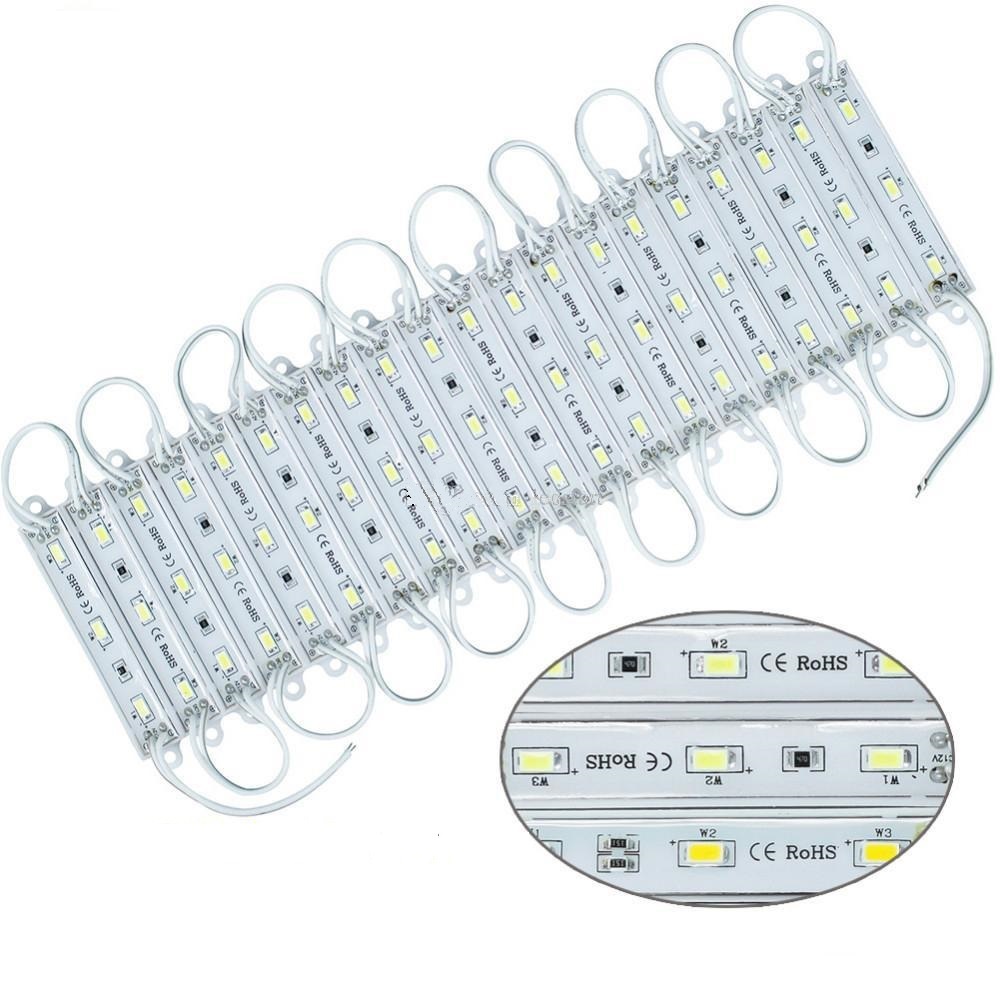 Modulo 3 Led 5730 (200 Pzs) Blanco Frio 6500k 12v .72w