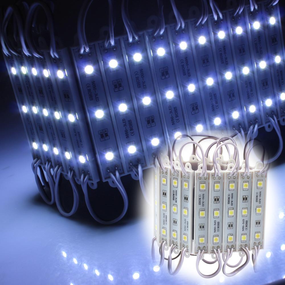 Modulo 3 Led 5730 (200 Pzs) Blanco Frio 6500k 12v .72w