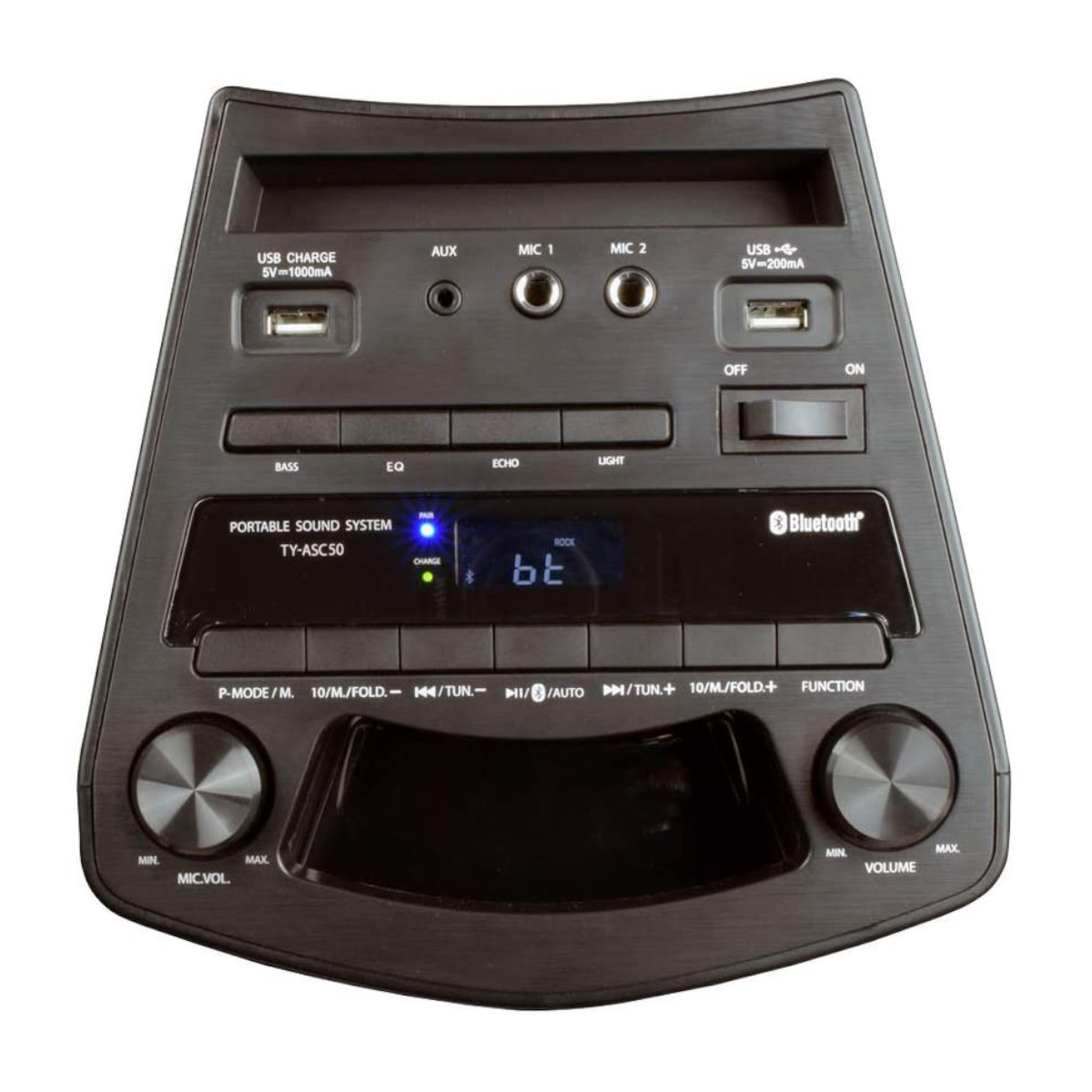 Bocina Toshiba Portátil Bluetooth USB Radio 50w TY-ASC50B