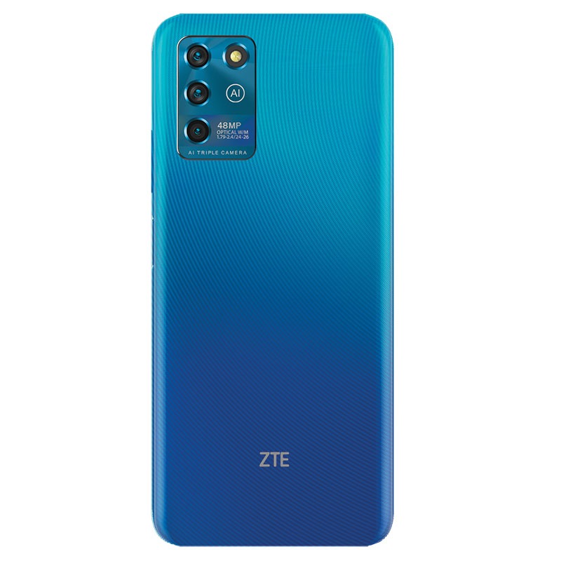 Celular ZTE LTE 8030 BLADE V30 VITA Color AZUL Telcel Y DE REGALO UNOS AUDÍFONOS S9