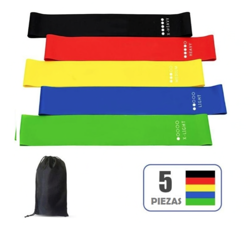 Ligas De Resistencia Para Ejercicio De Colores
