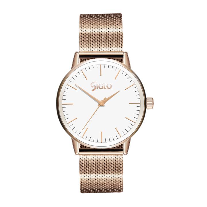 Reloj Atenea Siglo UnLTD. Dama color Oro Rosado.