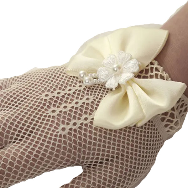 Guantes Niña Primera Comunión O Bautizo Complemento Vestido