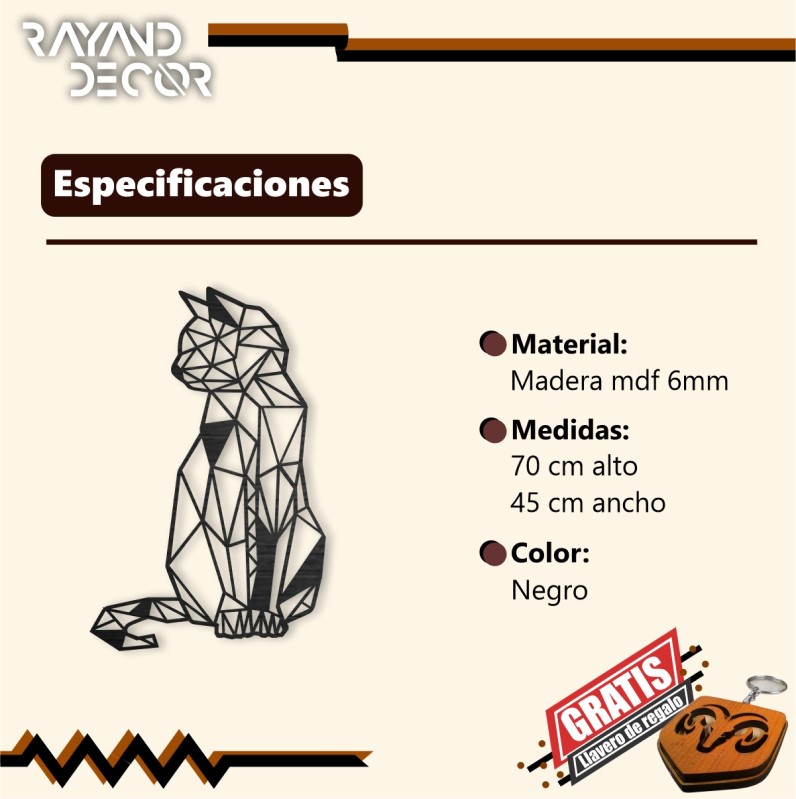 Mascotas (perro - Gato) Cuadro Decorativo Madera Mdf 6mm ( 2 Pzas.) decoracion pared