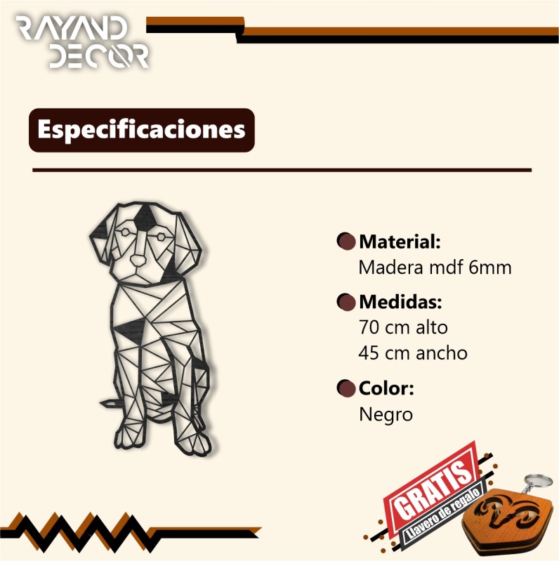 Mascotas (perro - Gato) Cuadro Decorativo Madera Mdf 6mm ( 2 Pzas.) decoracion pared