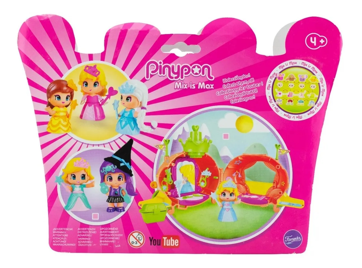 Pinypon Mix Is Max Princesas Pack 3 Famosa
