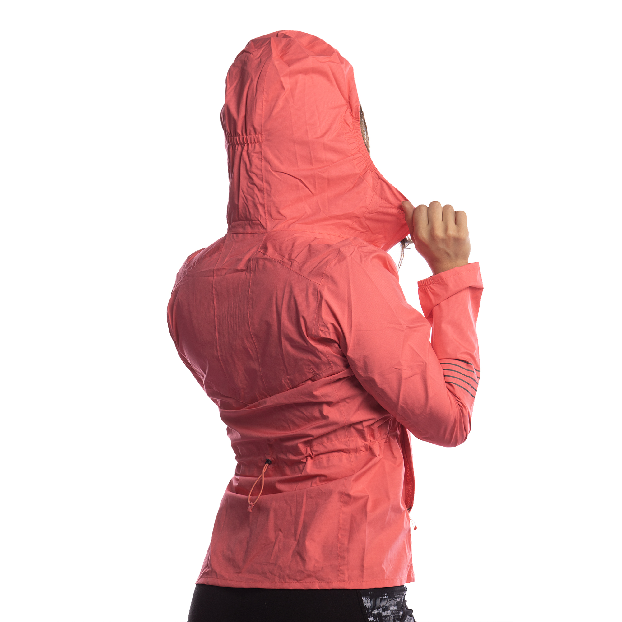 Chamarra Salomon Mujer Lightning Waterproof Rosa LC1064300