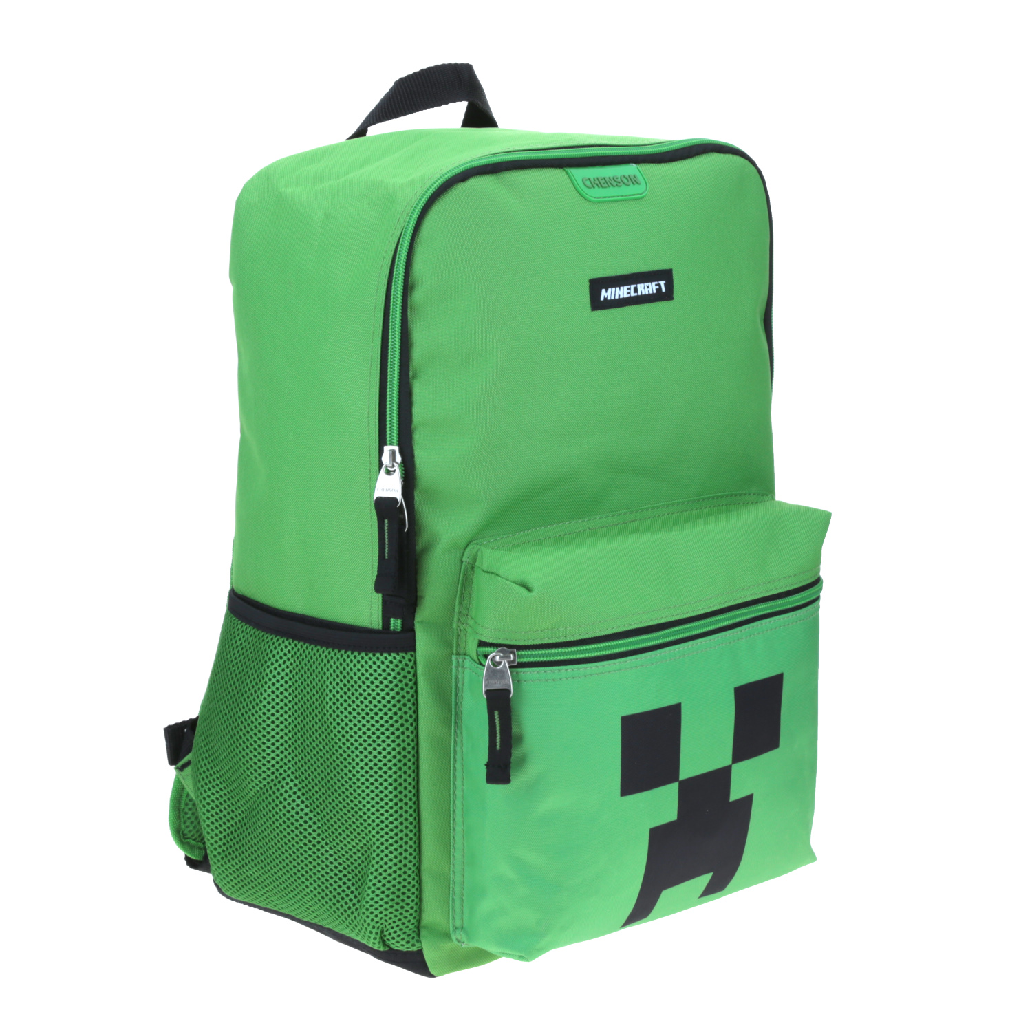 Mochila Grande Escolar Creeper Minecraft Oficial Chenson