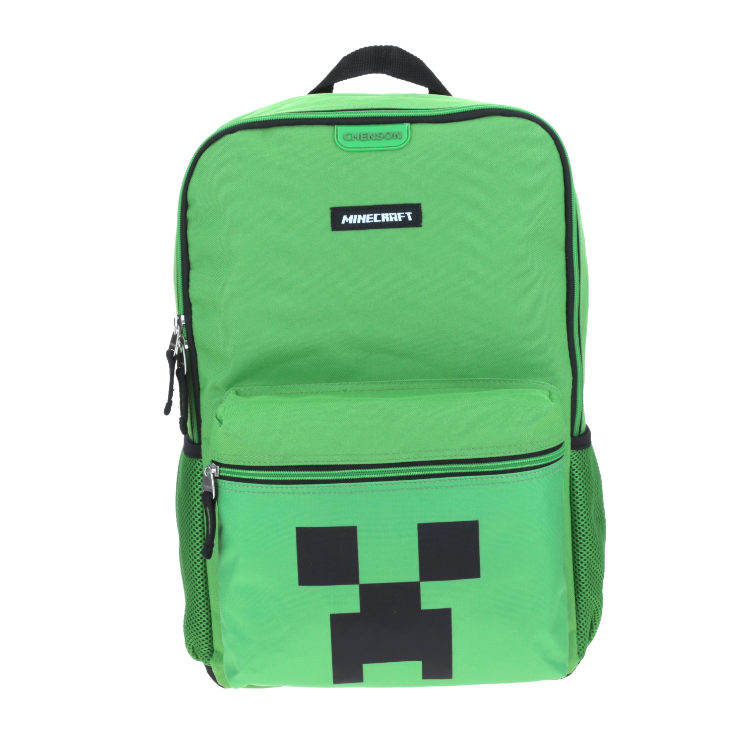 Mochila Grande Escolar Creeper Minecraft Oficial Chenson