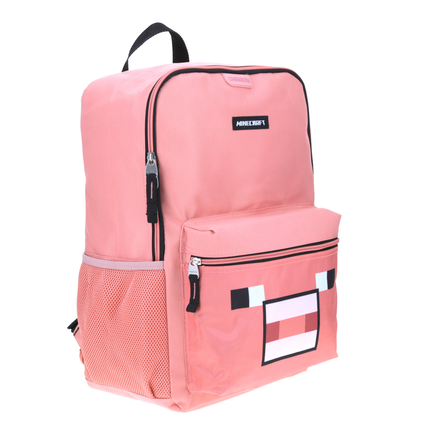 Mochila Grande Escolar Cerdito Minecraft Oficial Chenson