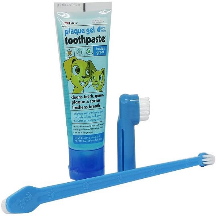 Kit Dental Para Perros Y Gatos Dientes  Aliento Fresco Menta Cuidado Y Protección