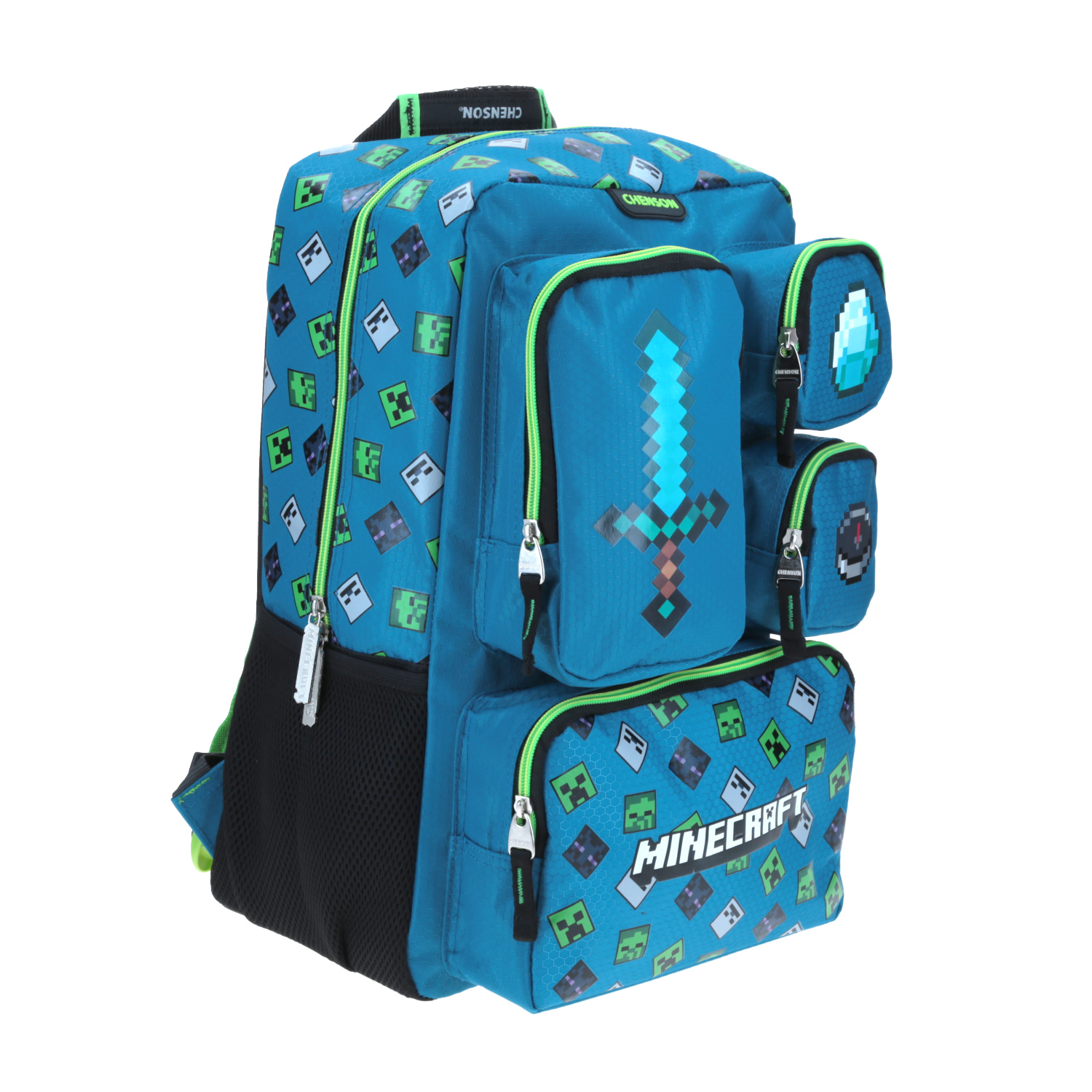 Mochila Escolar Grande Minecraft Oficial Chenson Raft