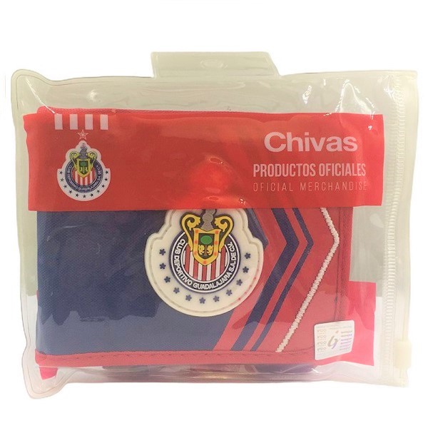 CARTERA OFICIAL CHIVAS GUADALAJARA AZUL/ROJA 