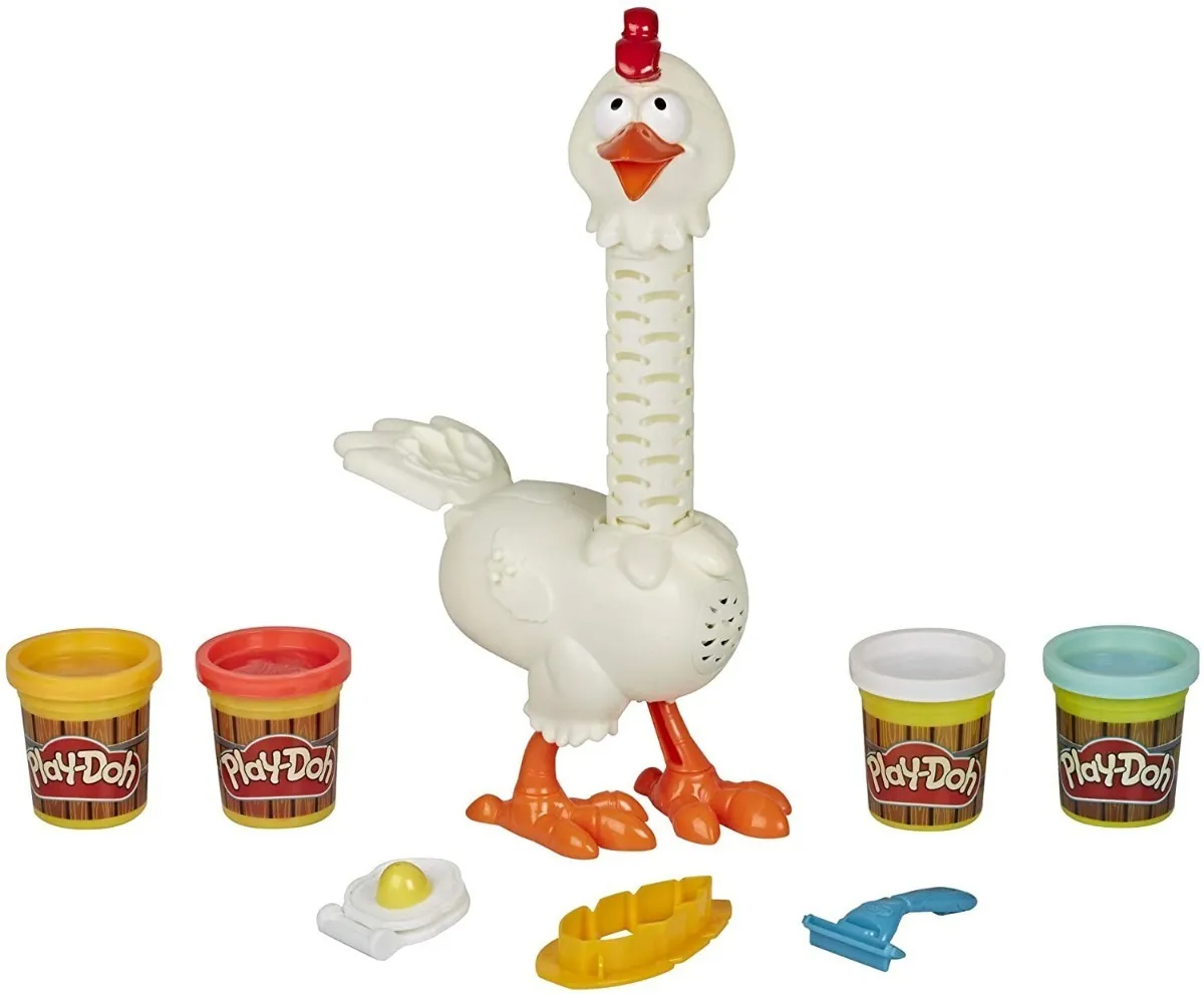 Play Doh Animal Crew Plumas Divertidas 227 Gr Hasbro