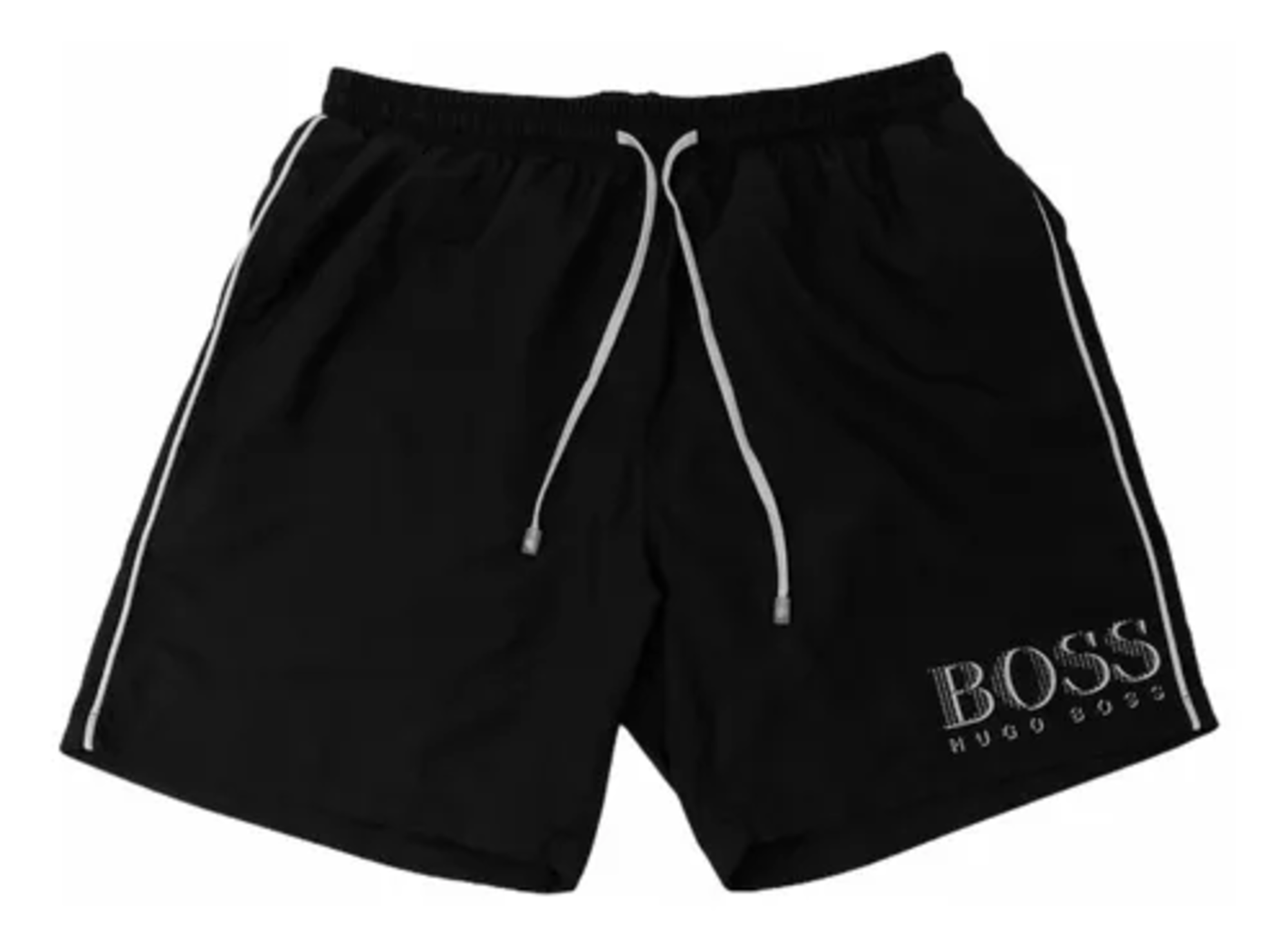 Short Hugo Boss de baño color negro para hombre