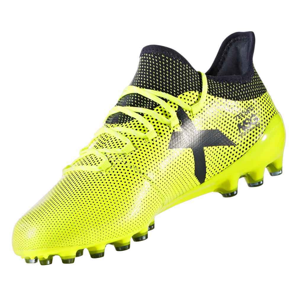 Tacos adidas De Fútbol X 17.1 Amarillo Para Pasto Natural