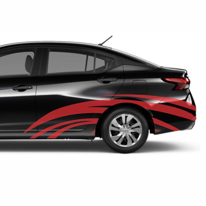 STICKER CALCOMANIA AUTO TRIBAL VARIOS COLORES