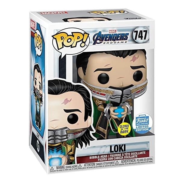 Funko Pop! Marvel: Vengadores Endgame - Loki con Tesseracto #747