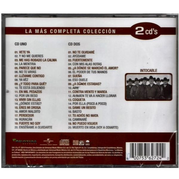 Intocable ~ La más completa colección (2CD)