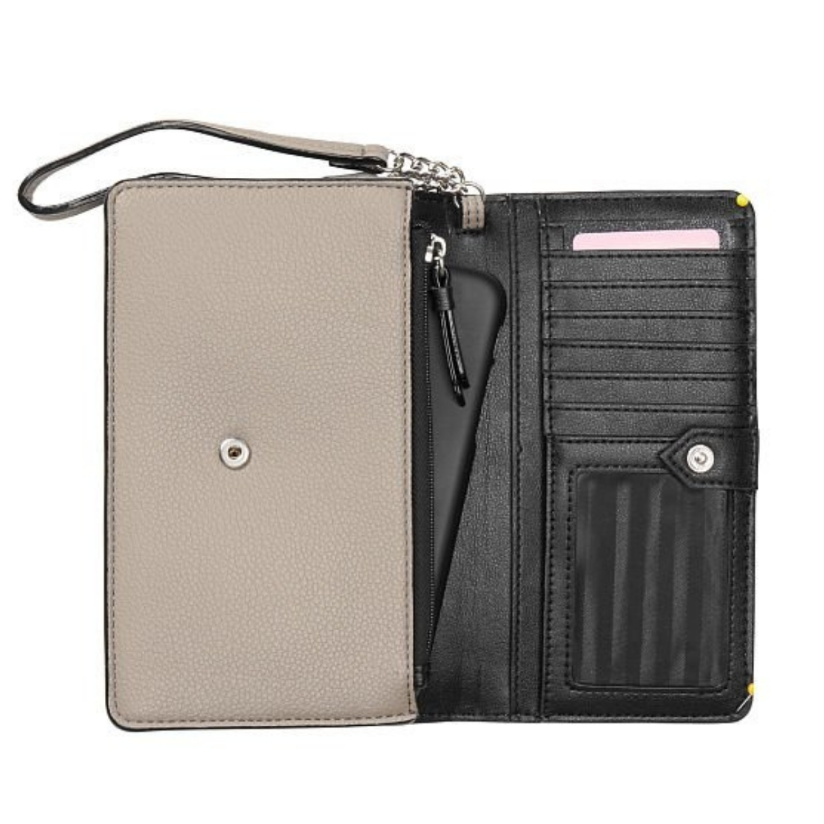 CARTERA VICTORIA'S SECRET GRIS CLUTCH MUJER DAMA