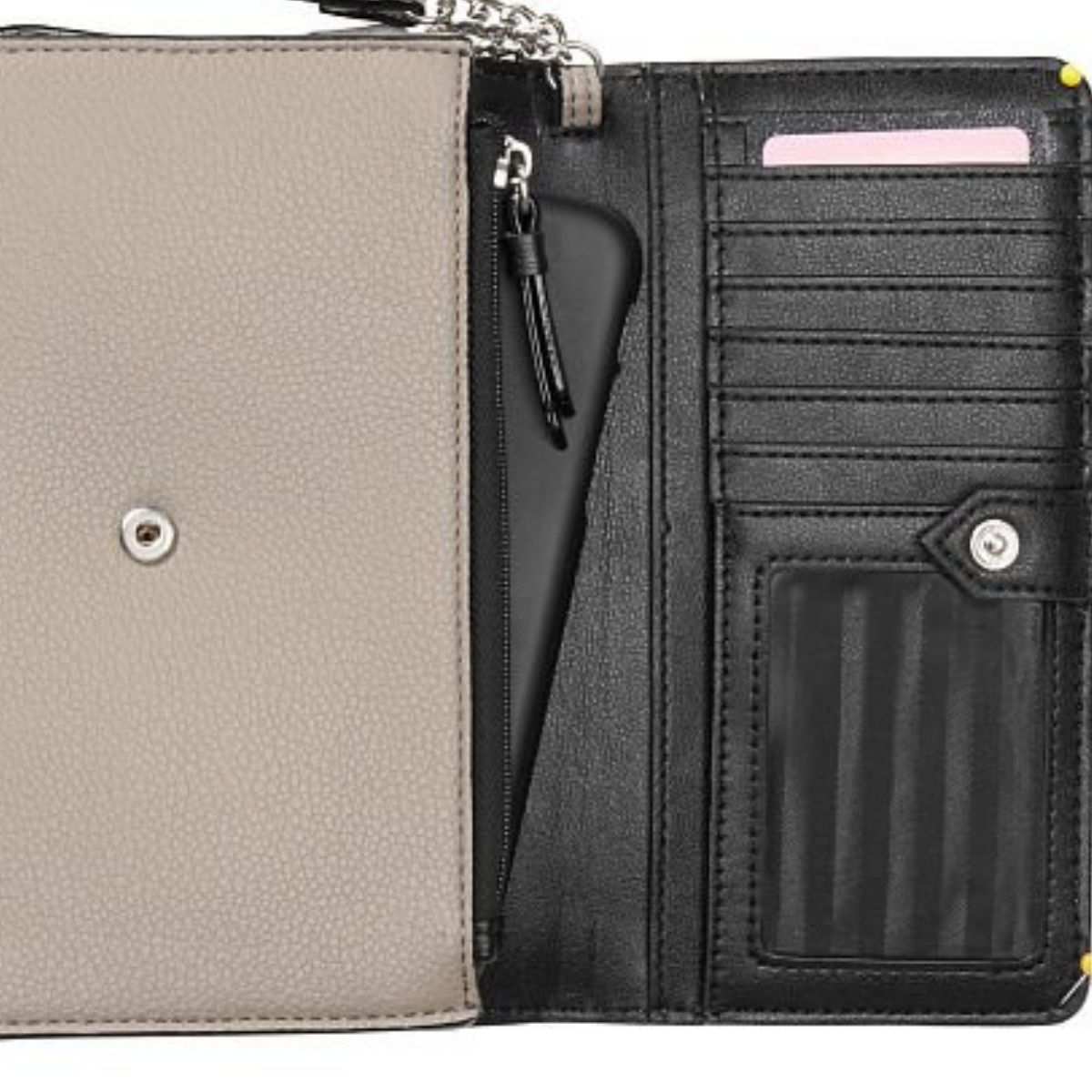 CARTERA VICTORIA'S SECRET GRIS CLUTCH MUJER DAMA