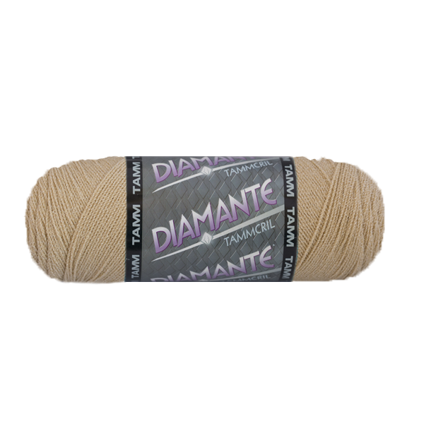 Estambre Diamante Madeja de 100 gramos Beige claro