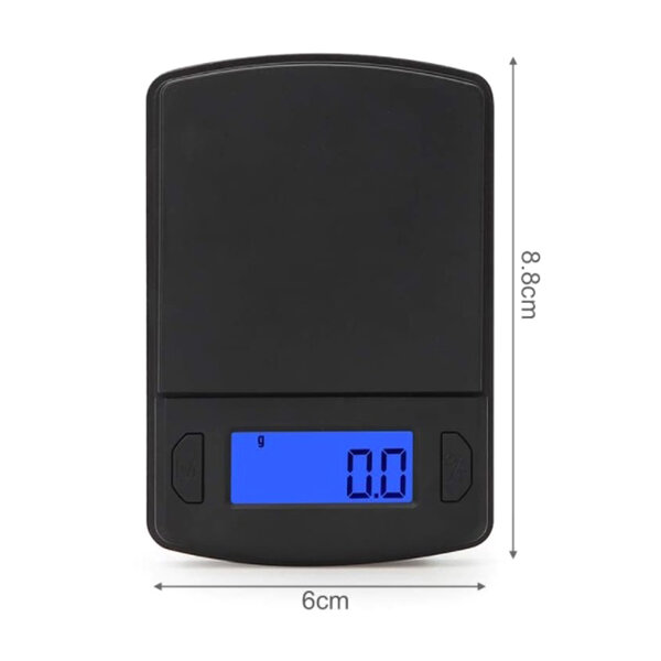 Mini Báscula Digital Gramera De Bolsillo - Pesa 0.1 A 500g