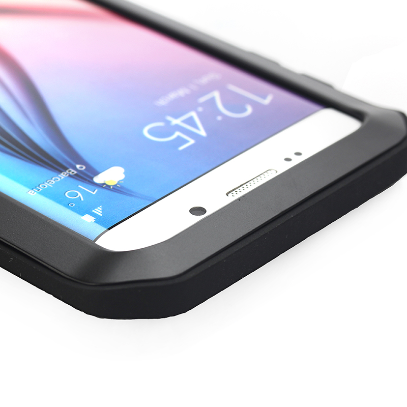 Funda Uso Rudo Samsung S7 Edge Galaxy Alto Impacto Metalica Con Mica Delgada Flexible