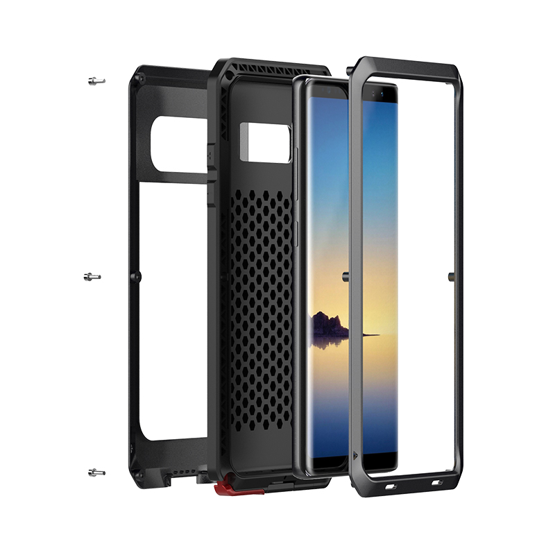 Funda Uso Rudo Samsung S7 Edge Galaxy Alto Impacto Metalica Con Mica Delgada Flexible