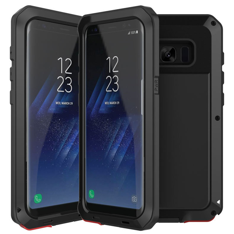 Funda Uso Rudo Samsung S9 Plus Galaxy Alto Impacto Metalica Con Mica Delgada Flexible