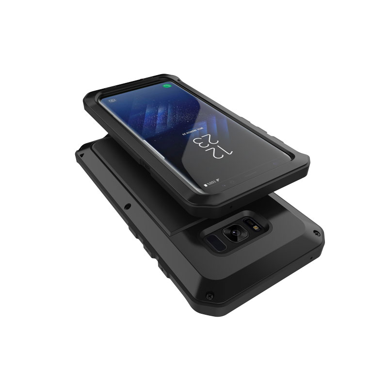 Funda Uso Rudo Samsung S9 Plus Galaxy Alto Impacto Metalica Con Mica Delgada Flexible