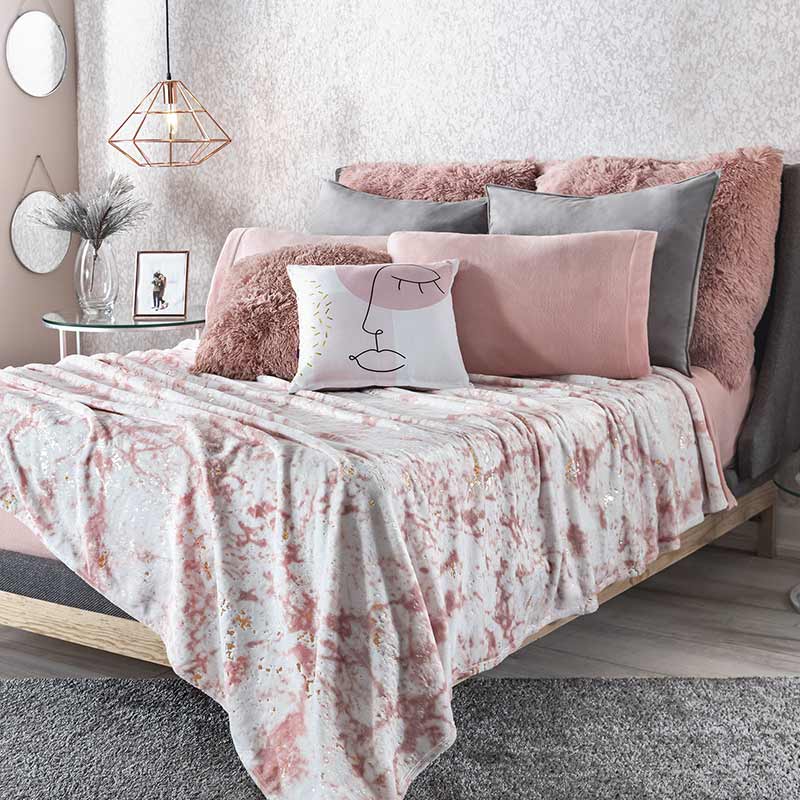 Cobertor  Ligero Mármol Frazada - Vianney