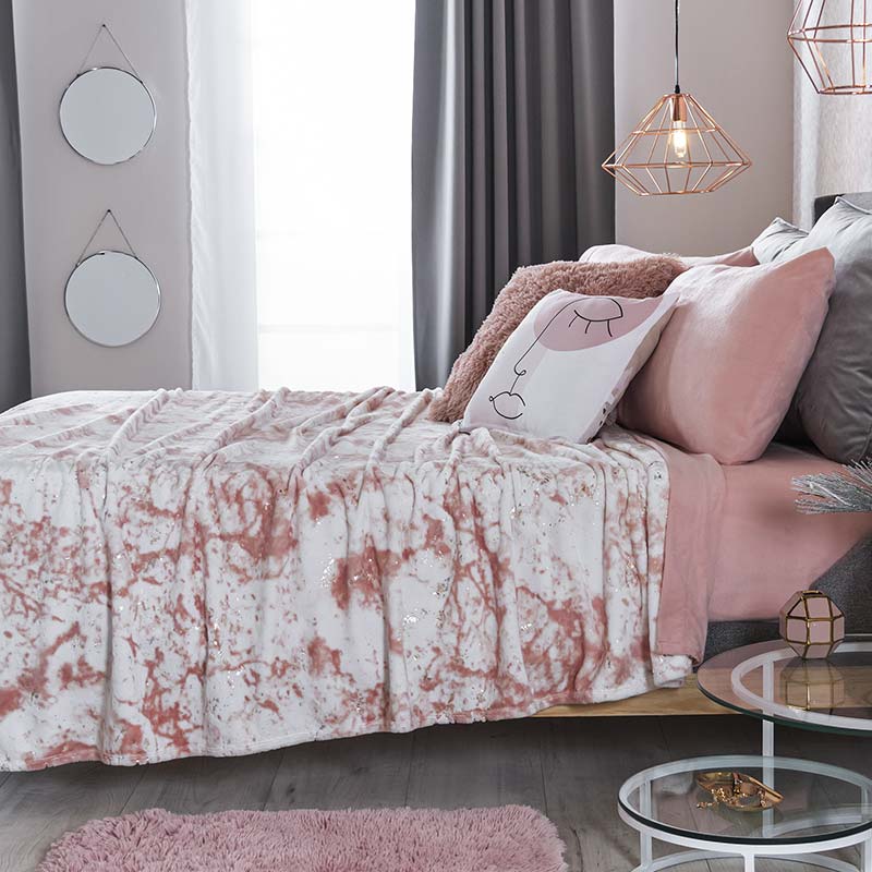 Cobertor  Ligero Mármol Frazada - Vianney