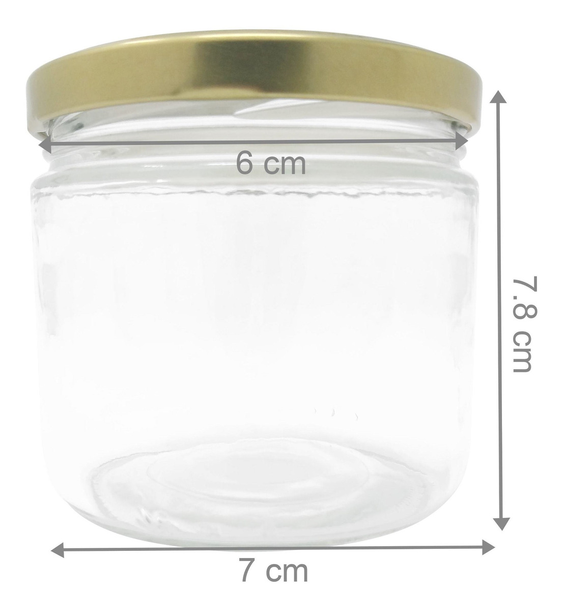 Frasco De Vidrio 7 Oz 200 Ml 24 Pz Recuerdos Salsa Etc Tapa Blanca.