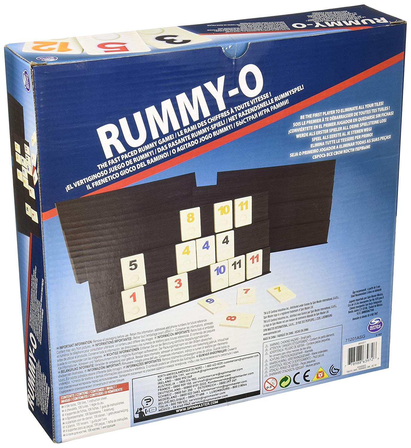 Spin Rummy Juego De Mesa Rummy Spin Master