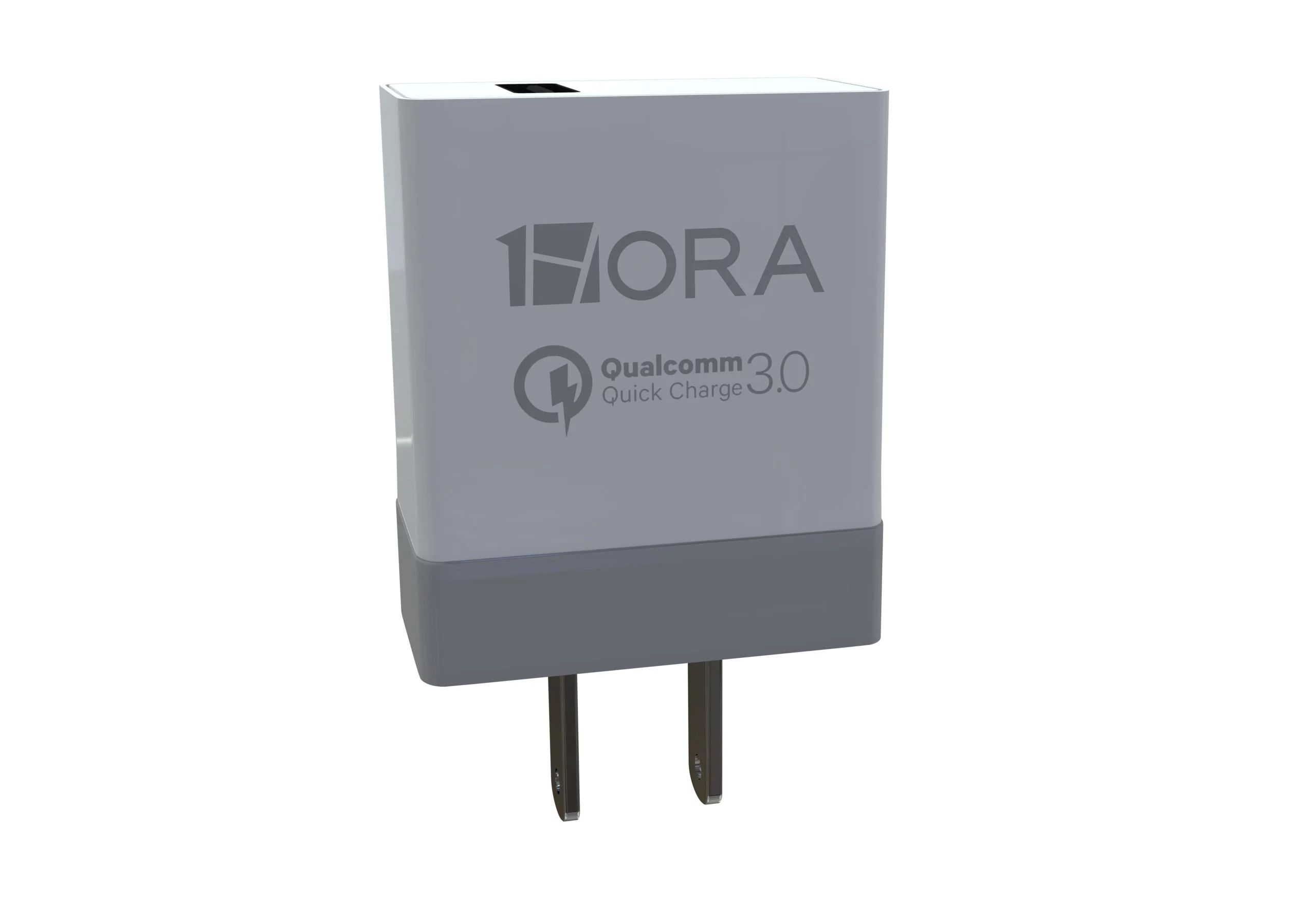 Combo Turbo cargador con Cable tipo C 1Hora Blanco