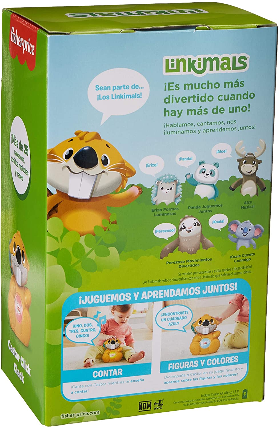 Fisher Price Enchantimals Castor Click Clack GXD85