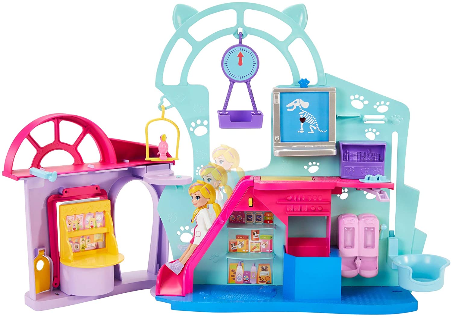 Polly Pocket Core Clínica Veterinaria Set De Juego GKL47 Mattel