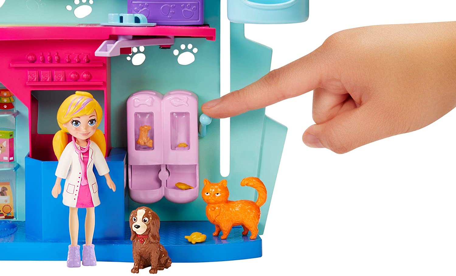 Polly Pocket Core Clínica Veterinaria Set De Juego GKL47 Mattel