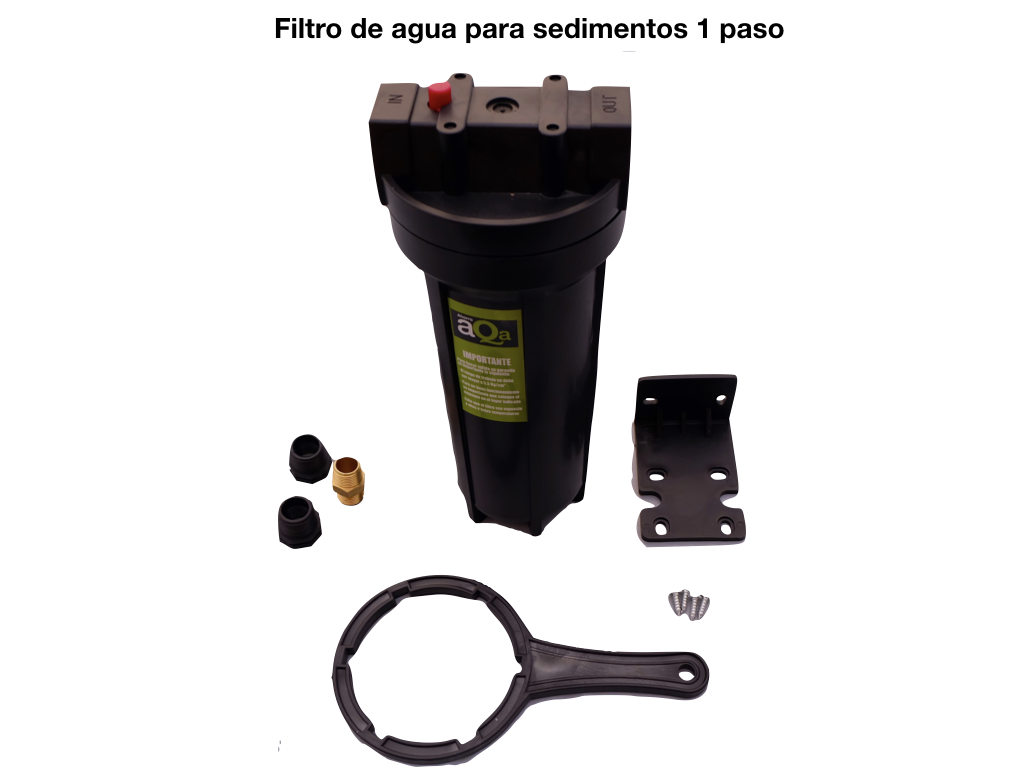 Filtro De Agua Para Sedimentos Toma/tinaco Paso 1 Marca Aqa