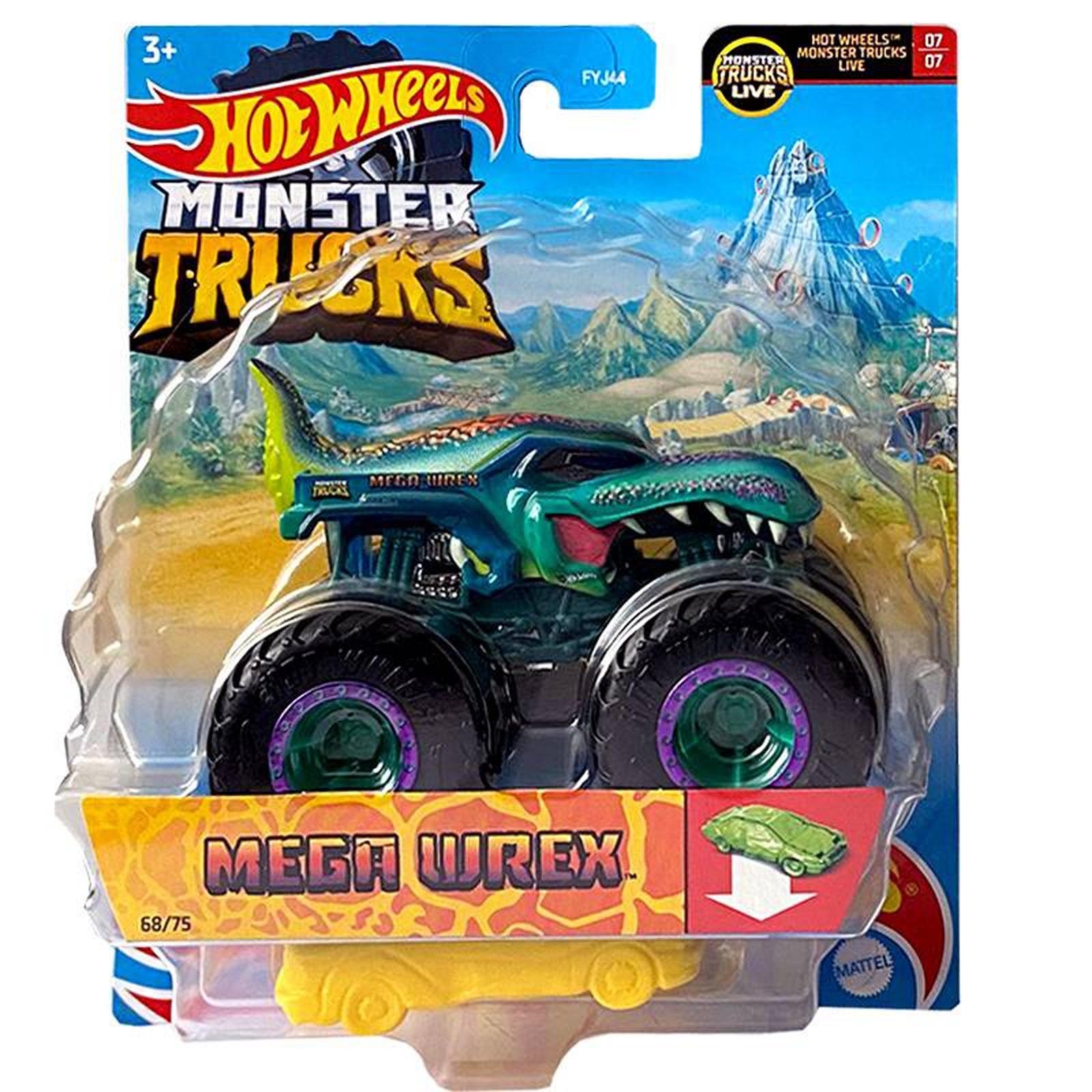 Carro Hot Wheels Monster Truck 1:64 sortidos Mattel FYJ44 - Blanc