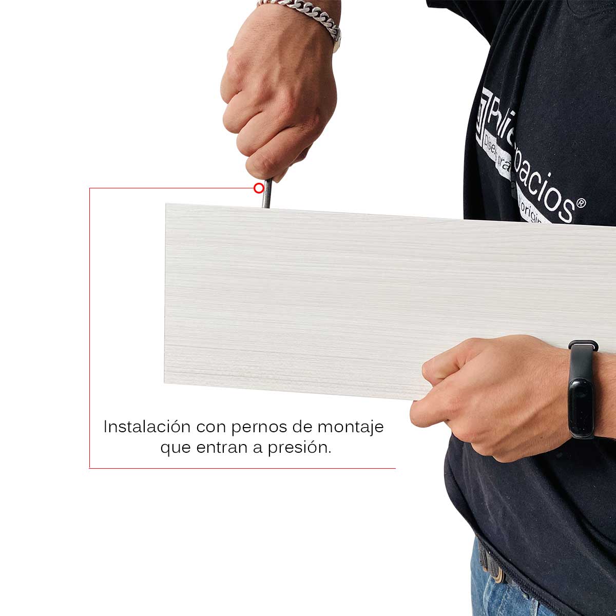 3 Repisas Flotantes Minimalistas Melamina Vintage 40x15