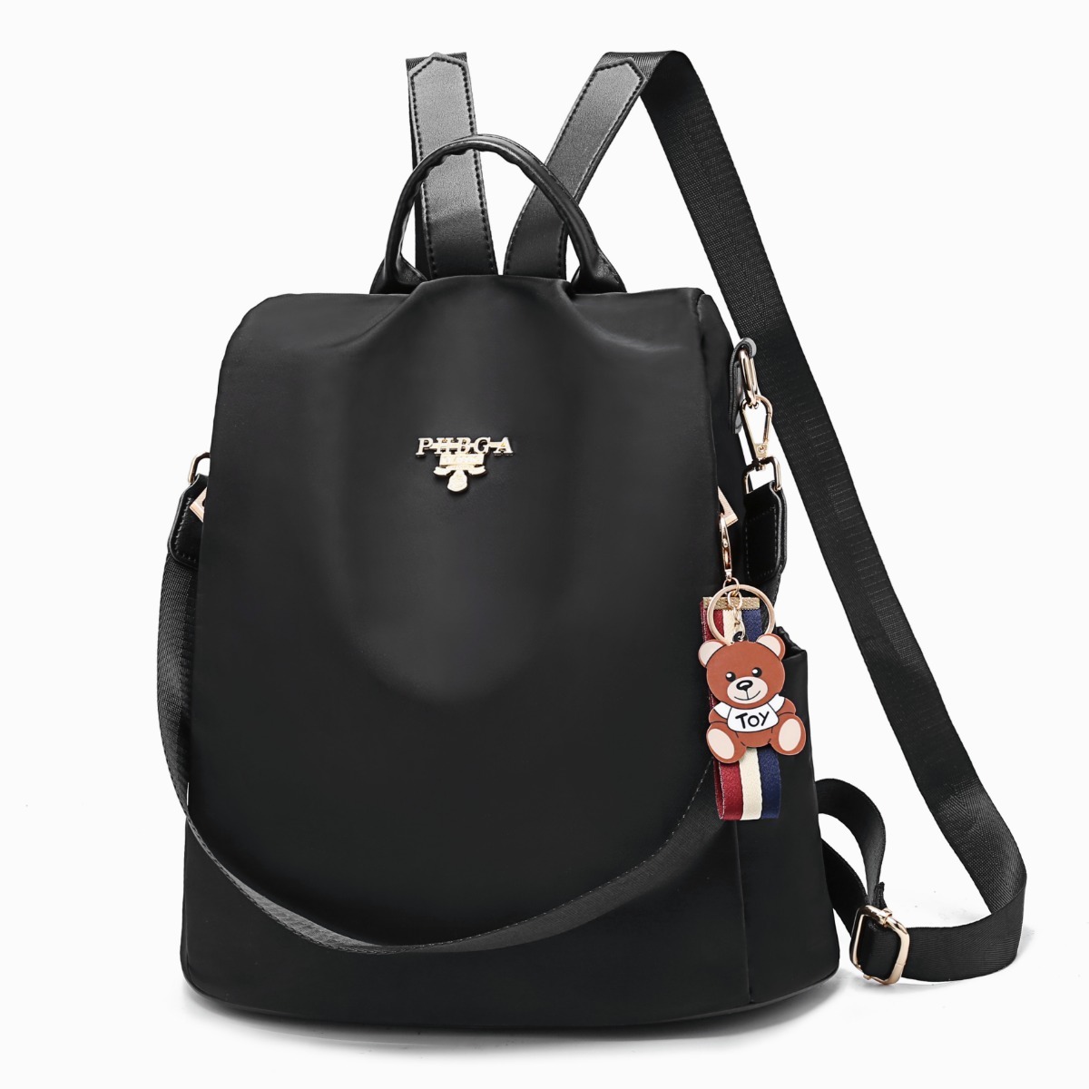Mochila Mujer Moda Oxford Impermeable correas hombro moda NEGRO