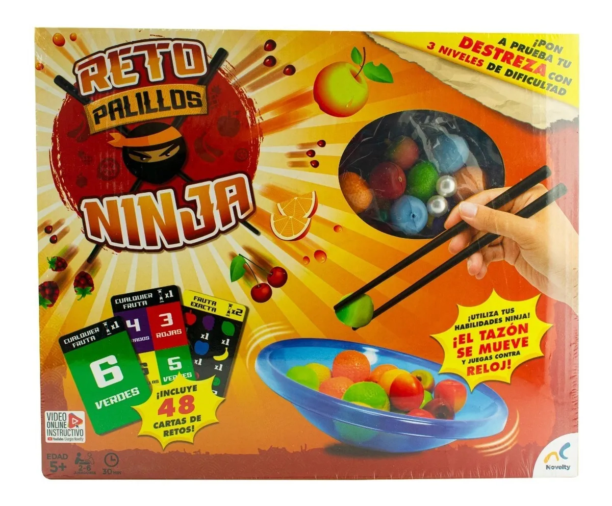 Reto Palillos Ninja Juego De Destreza Novelty