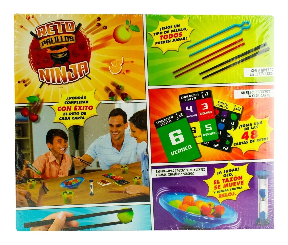 Reto Palillos Ninja Juego De Destreza Novelty