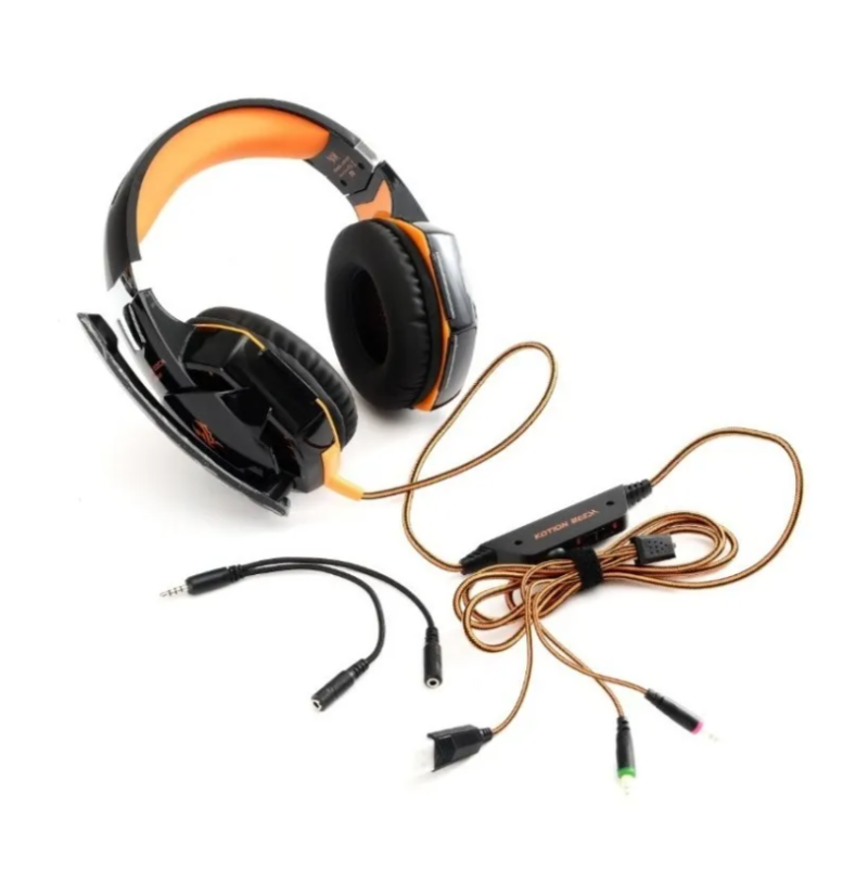 Audífonos Auriculares para Juegos con Aislamiento de Ruido con Cable Control del Volumen audifonos Gammer G2000