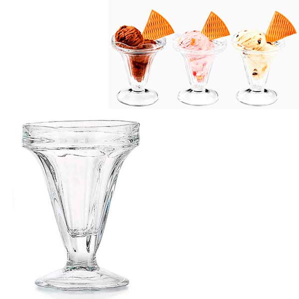 Copa vidrio Mariscos Tulipán Crisa 205ml/7oz 12 pzas. CRISA-2211