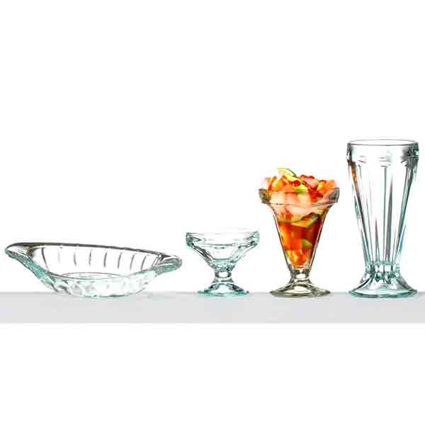 Copa vidrio Mariscos Tulipán Crisa 205ml/7oz 12 pzas. CRISA-2211